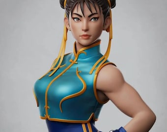 Figura de anime STL, modelo 3D detallado (resina e imprimible FDM)