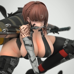 Collectible Character STL File, Detailed 3D Model (Resin & FDM Ready)