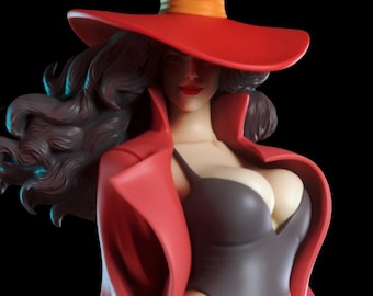 Figura de anime 3D STL, figura detallada (compatible con resina y FDM)