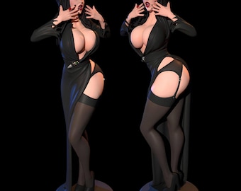 Anime Figure 3D Model: High Detail STL for Resin & FDM Printing