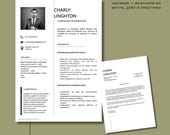 Modèle CV Canva Corporate | Modèle de CV Moderne | Lettre de Motivation + Guide | CV Marketing Communication | Téléchargement