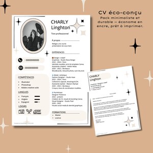 Retro Creative Canva Resume Template + Cover Letter | Creative Resume Template | Modern Aesthetic | Editable Template | Instant Download