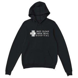 Grey's Anatomy Hoodie / Grey Sloan Memorial Hospital Shirt / TV / Meredith Grey / Derek Shepherd / Jackson Avery / Miranda Bailey