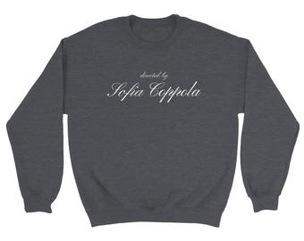 Sudadera dirigida por Sofia Coppola / Priscilla / Lost in Translation / Las vírgenes suicidas / María Antonieta / Regalo para cinéfilos / Camiseta de película