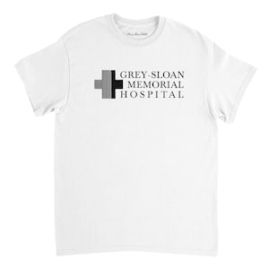 Grey's Anatomy T Shirt / Grey Sloan Memorial Hospital Shirt / TV / Meredith Grey / Derek Shepherd / Jackson Avery / Miranda Bailey