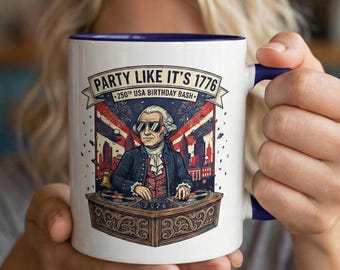 USA 250th Anniversary Mug - Semiquincentennial 2026 Gift - America 250 Celebration Cup - Funny Patriotic Souvenir - July 4th Decor 1776