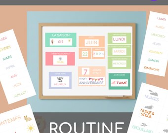 French Morning Routine Instant Download