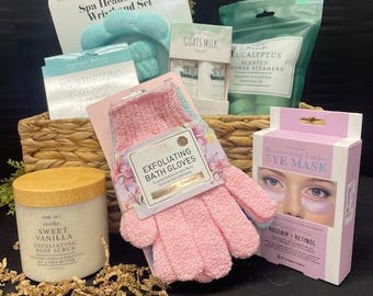 Ultimate Spa Basket for Women Relax, Refresh and Pamper Set – Beauty, Skincare & Wellness Gifts