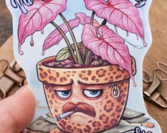 Pegatina divertida de "Recuperación financiera"