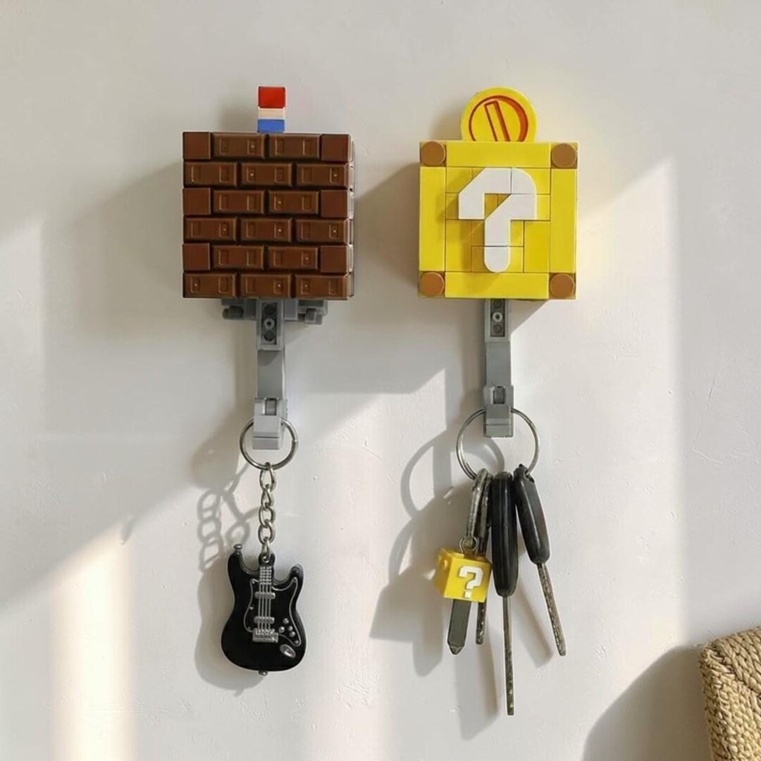 Coin Building Blocks Keychain Set | DIY Toy Pendant Keychain Unique ...
