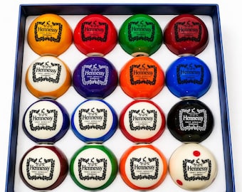 Juego de bolas de billar personalizadas, 57 mm, grabadas, regalo de billar