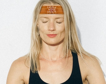 Functional Sweatband for Yoga and Jogging Ecofriendly Workout Headband Moisture Wicking Stretch Performance Gear for Exercise and Fitness