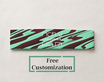 Personalized Sweat Proof Headband  Ecofriendly Luxury Gym Sweatband Stretch Performance Activewear Gift for Women and Men Athleisure Item