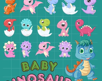Baby Dino SVG Bundle\ T-rex Brontosaurus Stegosaurus\ Triceratops Pterodactyl layered\cut file Baby Toddler\Silhouette Cricut Vinyl Clip Art