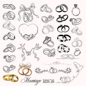 結婚指輪 SVG バンドル、結婚指輪 SVG、婚約指輪 SVG、結婚指輪 SVG バンドル、ベクターファイル、ダイヤモンドリング、SVG