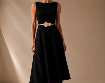 Goldener Taillengürtel für Damen, eleganter elastischer Gürtel, schicker minimalistischer Kleidergürtel, luxuriöses Modeaccessoire