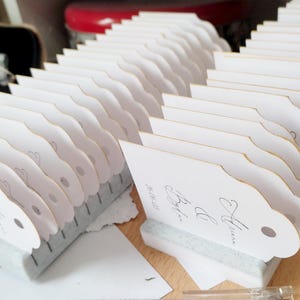 100 Geschenkanhänger | Abwechslungsreiche Farben | Klein | DIY Hochzeits-Gastgeschenke | Geschenkanhänger | Namensschilder | Dankeskarten
