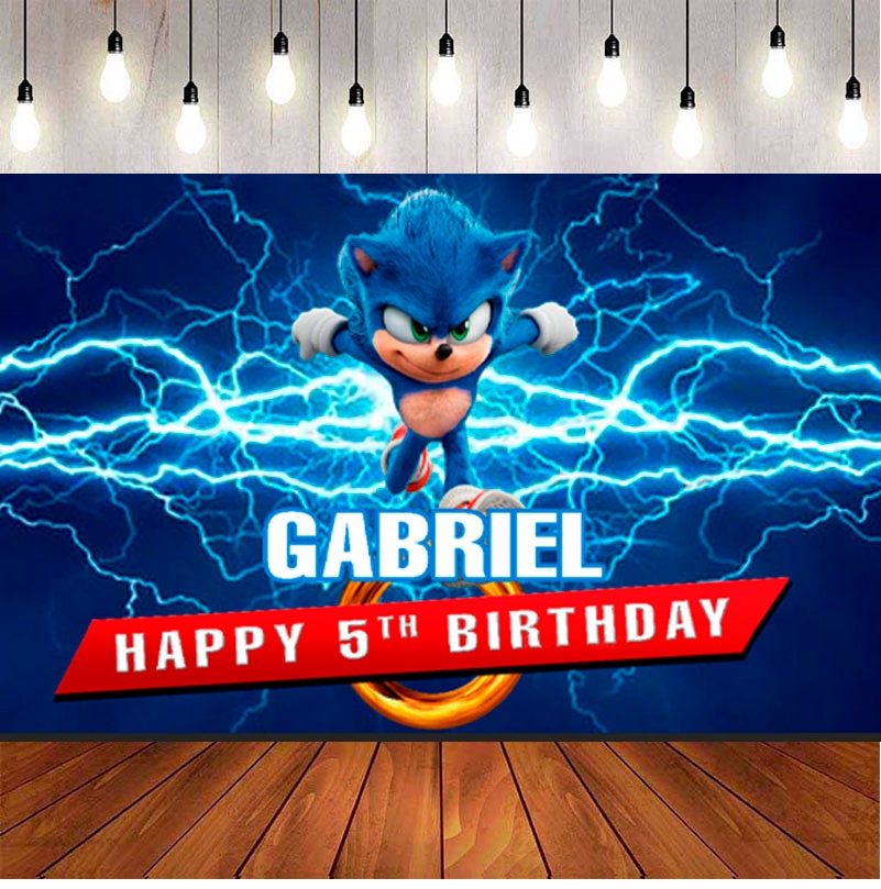 Letras Sonic 3D Inspiradas En Encargo/decoraciones De Fiesta De Cumpleaños  Sonic/sonic the Hedgehog 