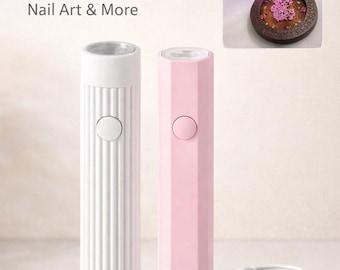 Mini UV Lamp for UV Resin, Nail Art & Crafts | Fast Cure, Lightweight, Rechargeable