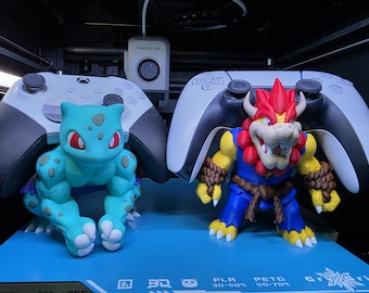 Controller Holder Stand – 3D Printed Creature Display for PS5 & Xbox PC