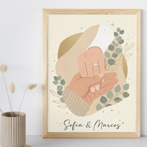 Portrait with face, (DIGITAL) Custom illustration, custom photo, photographic illustration, custom portrait, boyfriend gift