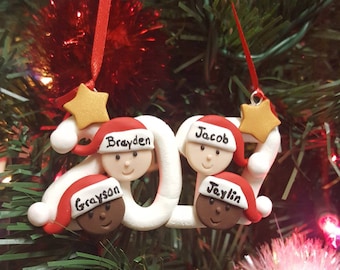 red nosed reindeer polymer clay christmas ornament etsy
