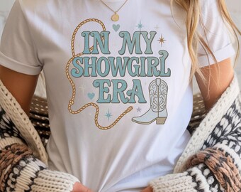 In My Showgirl Era Gildan Shirt, Trendy Concert Tee