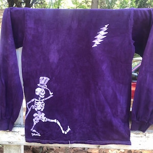 Grateful Dead Dancing Skeleton and Lighting Bolt