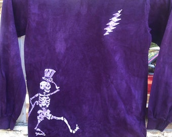 Grateful Dead Dancing Skeleton and Lighting Bolt