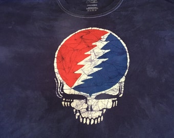 Grateful Dead Steal Your Face Batik Tshirt