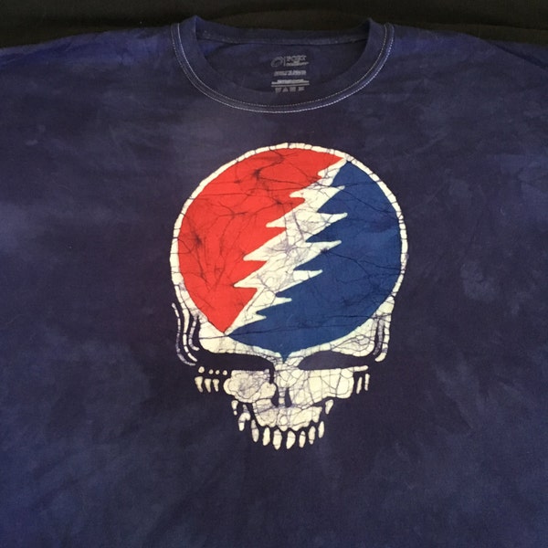 Grateful Dead Steal Your Face Batik Tshirt