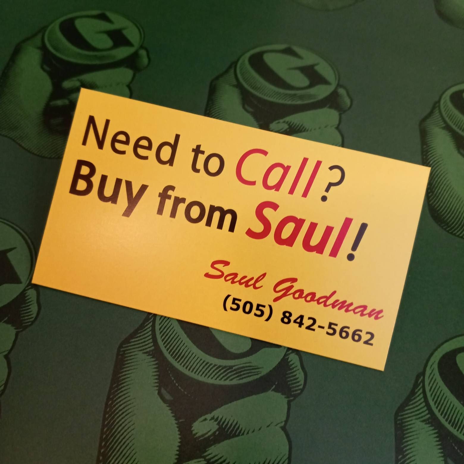 Need to Call Buy From Saul Business Card Replicas From - Etsy