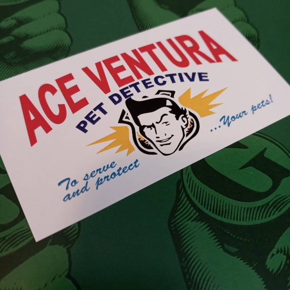 Ace Ventura Card