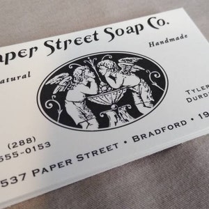 Cartes de visite de Tyler Durden Paper Street Soap Company - reproduction d'accessoires de film Fight Club