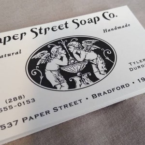 Tyler Durden Paper Street Soap Company business cards Fight Club film prop reproduction image 1