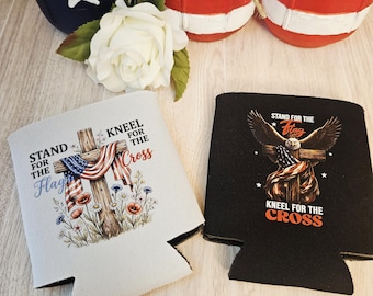 Christian Neopren Koozie - Fiske, Sjö, Strand & Tro Designs