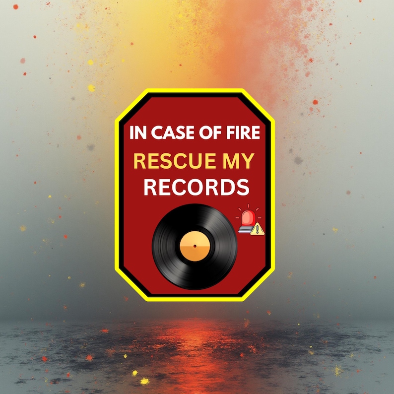 PRINTABLE in Case of Fire Rescue My Records