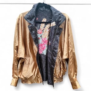 Vintage 80's Floral Jacket - Etsy