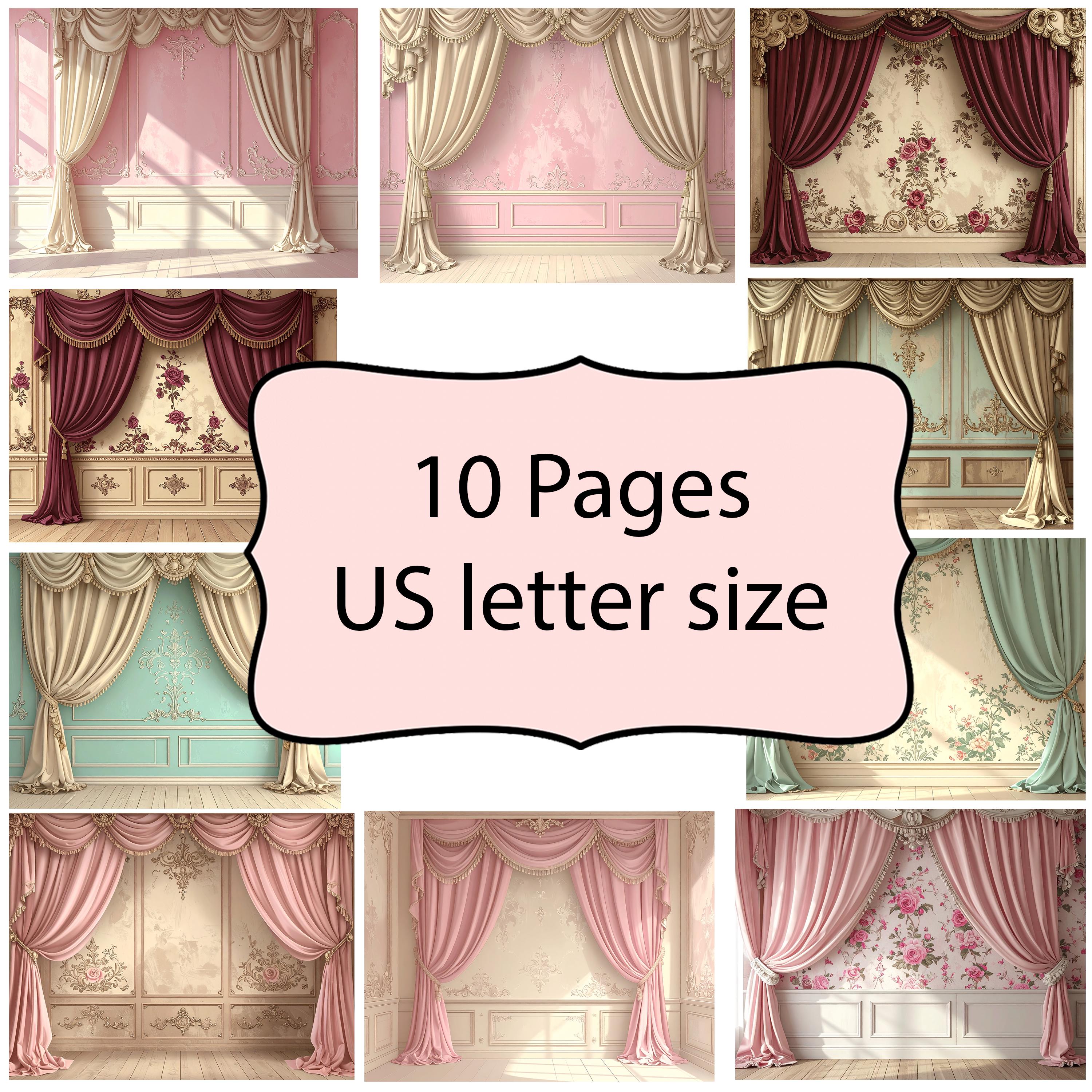 Victorian curtains - Etsy 日本