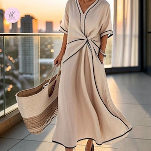 エレガントな夏のマキシドレス、ヨーロピアンスタイルの通勤服、カジュアルなロングパーティードレス、女性用ゆったりイブニングウェア、オフィスや休暇にぴったりの服