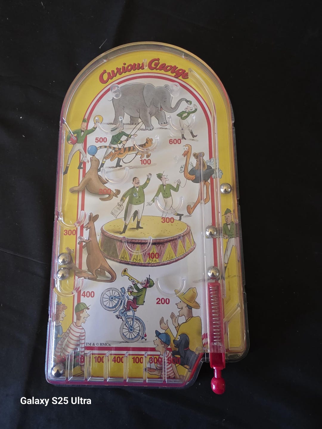 Vintage Curious George Circus Pinball Game by Schylling | Classic ...