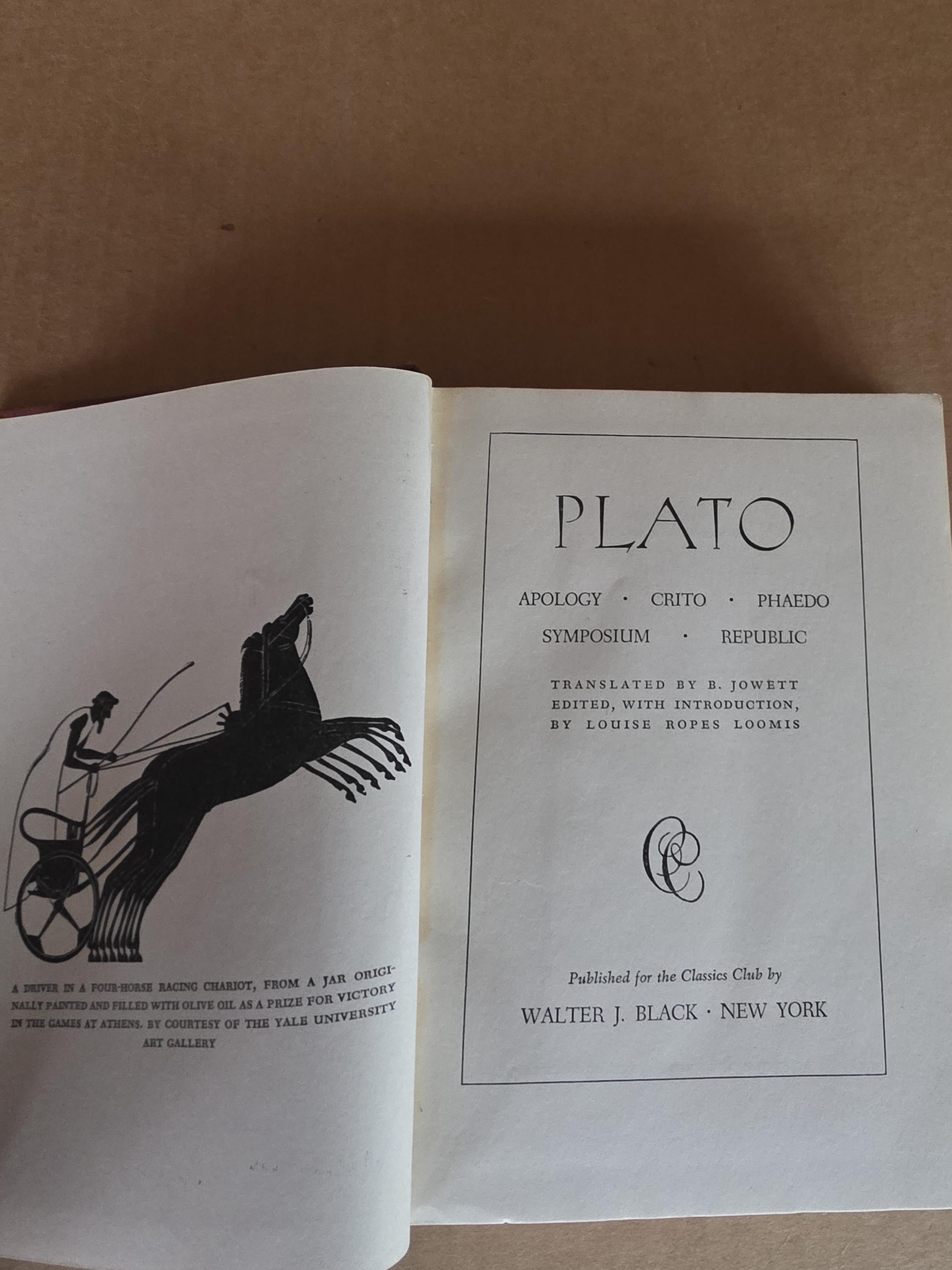 Platón, 1942 (vintage) 5 grandes diálogos - Etsy España