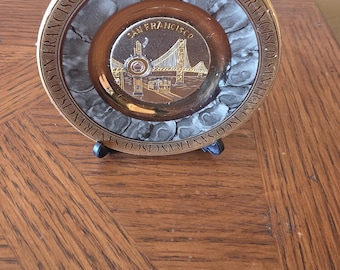 Sucrier Canard Turnwald Plaqué Or 24K Vintage Suisse