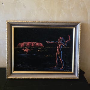 70's Velvet Painting - Etsy