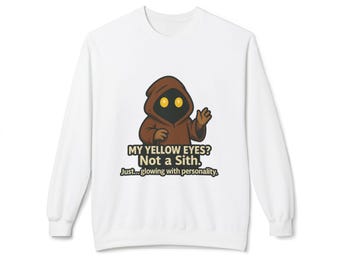 My Yellow Eyes Not a Sith Crewneck Sweatshirt | Sci-Fi Movie Sweater