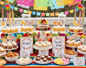 Printable Fiesta Party Decor Bundle
