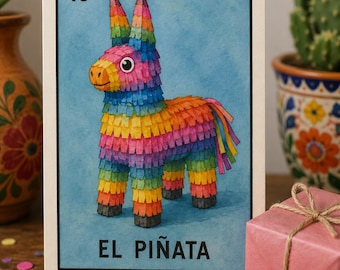 Printable Lotería-Inspired Birthday Card Set