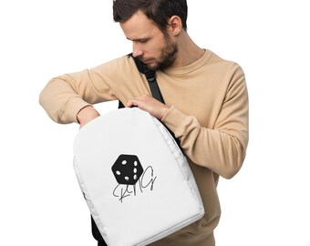 Mochila minimalista de poliéster – Bolsa impermeable para portátil