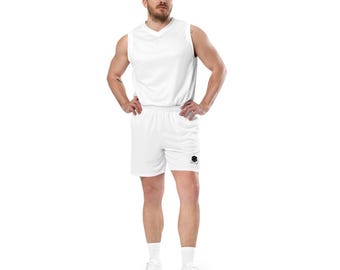 Pantalón corto unisex de malla para baloncesto – Logotipo pequeño
