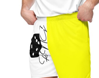 Pantalones cortos deportivos unisex de malla bicolor – Indiana Pacers